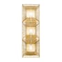 Varaluz Arcade 3 Light 21" Tall Wall Sconce French Gold