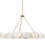 Varaluz Cosmos 9 Light 48" Wide Ring Chandelier Havana Gold