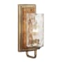 Varaluz Hammer Time 12" Tall Wall Sconce Havana Gold / Cinnamon