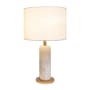 Varaluz Sentu 26" Tall Buffet Table Lamp French Gold / Alabaster