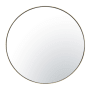 Varaluz Tablet 30" Diameter Circular Steel Framed Bathroom Mirror Gold