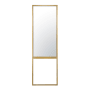 Varaluz Hopscotch 20" W x 64" H Rectangular Steel Framed Bathroom Mirror Gold