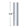 Vaxcel Lighting 12" Ceiling Fan Downrod for 9 Ft Ceilings Satin Nickel