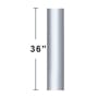 Vaxcel Lighting 36" Ceiling Fan Downrod for 12 Ft Ceilings Satin Nickel