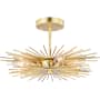 Vaxcel Lighting Nikko 4 Light 16" Wide Semi-Flush Ceiling Fixture Gold