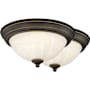 Vaxcel Lighting Stevens 13" Wide LED Flush Mount Bowl Ceiling Fixture Vintage Bronze