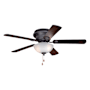 Vaxcel Lighting Expo 42" 5 Blade Indoor Ceiling Fan - Fan Blades and Light Kit Included Noble Bronze