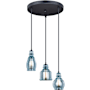 Vaxcel Lighting Millie 3 Light 17-1/2" Wide Multi Light Pendant Oil Rubbed Bronze