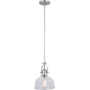 Vaxcel Lighting Beloit 9" Wide Mini Pendant Satin Nickel