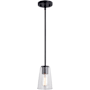 Vaxcel Lighting Beverly 5" Wide Mini Pendant Matte Black