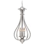 Vaxcel Lighting Monrovia 3 Light Mini Foyer Pendant Brushed Nickel