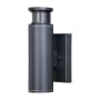 Vaxcel Lighting Chiasso Single Light 4-1/2" Wide Integrated LED Outdoor Wall Sconce Textured Black