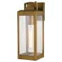 Vaxcel Lighting Kinzie 14" Tall Outdoor Wall Sconce Vintage Brass