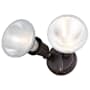 Vaxcel Lighting Outdoor Security 2 Light 7" Wide Adjustable Outdoor Flood Light - 180 Degree Beam Spread Bronze