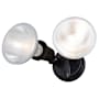 Vaxcel Lighting Outdoor Security 2 Light 7" Wide Adjustable Outdoor Flood Light - 180 Degree Beam Spread Black