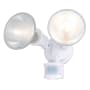 Vaxcel Lighting Outdoor Security 2 Light 7" Wide Adjustable Outdoor Flood Light with Motion Sensor - 180 Degree Beam Spread White