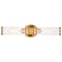 Vaxcel Lighting Levitt 2 Light 19" Wide Bath Bar Satin Brass