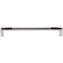 Vesta Fine Hardware Identity Solid Brass 12" Center to Center Luxury Modern Split Design Appliance Handle / Appliance Pull Polished Nickel