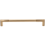 Vesta Fine Hardware Identity Solid Brass 12" Center to Center Luxury Modern Split Design Appliance Handle / Appliance Pull Satin Brass