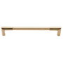 Vesta Fine Hardware Identity Solid Brass 18" Center to Center Luxury Modern Split Design Appliance Handle / Appliance Pull Unlacquered Brass