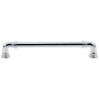 Vesta Fine Hardware Ronan Solid Brass 7" Center to Center Luxury Industrial Pipe Style Cabinet Handle / Drawer Pull Polished Chrome