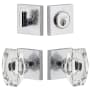 Viaggio Motivo Solid Brass Single Cylinder Keyed Entry Door Knob Set and Deadbolt Combo Pack - 2-3/4" Backset Bright Chrome