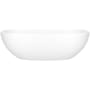 Victoria and Albert Barcelona 71" Free Standing Volcanic Limestone Soaking Tub with Center Drain and Overflow Matte White