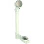 Victoria and Albert 1-1/2" Eldon Tub Drain Kit for Above-Floor Installation - with Overflow Brushed Nickel