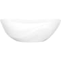 Victoria and Albert Seros 65" Free Standing Natural Stone Soaking Tub with Center Drain Standard White