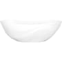 Victoria and Albert Seros 70" Free Standing Natural Stone Soaking Tub with Center Drain and Overflow Standard White