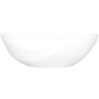 Victoria and Albert Seros 70" Free Standing Natural Stone Soaking Tub with Center Drain Standard Matte White