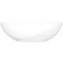 Victoria and Albert Seros 70" Free Standing Natural Stone Soaking Tub with Center Drain Standard Matte White