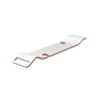 Victoria and Albert Tombolo Wood Bath Caddy White Laminate
