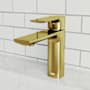 Vigo Davidson 1.2 GPM 7" H Single Handle Single Hole Bathroom Faucet Matte Gold