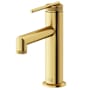 Vigo Sterling 1.2 GPM 7" H Single Handle Single Hole Bathroom Faucet Matte Brushed Gold