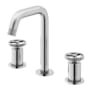 Vigo Cass 1.2 GPM 8" H Double Handle Widespread Bathroom Faucet Chrome