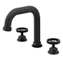 Vigo Hart 1.2 GPM 8" H Double Handle Widespread Bathroom Faucet Matte Black