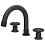 Vigo Wythe 1.2 GPM 8" H Double Handle Widespread Bathroom Faucet Matte Black