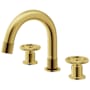 Vigo Wythe 1.2 GPM 8" H Double Handle Widespread Bathroom Faucet Matte Brushed Gold