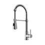 Vigo Brant 1.8 GPM 19" H Single Handle Single Hole Pre-Rinse Pull Down Kitchen Faucet Stainless Steel
