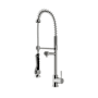 Vigo Zurich 1.8 GPM 27" H Single Handle Single Hole Pre-Rinse Pull Down Kitchen Faucet Stainless Steel