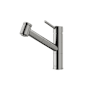 Vigo Branson 1.8 GPM 9" H Single Handle Single Hole Pull Out Kitchen Faucet Stainless Steel