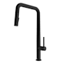 Vigo Parsons 1.8 GPM 18" H Single Handle Single Hole Pre-Rinse Pull Down Kitchen Faucet Matte Black