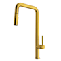 Vigo Parsons 1.8 GPM 18" H Single Handle Single Hole Pre-Rinse Pull Down Kitchen Faucet Matte Brushed Gold