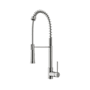 Vigo Laurelton 1.8 GPM 22" H Single Handle Single Hole Pre-Rinse Pull Down Kitchen Faucet Stainless Steel