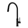 Vigo Bristol 1.8 GPM 19" H Single Handle Single Hole Pre-Rinse Pull Down Kitchen Faucet Matte Black