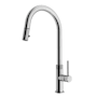 Vigo Bristol 1.8 GPM 19" H Single Handle Single Hole Pre-Rinse Pull Down Kitchen Faucet Stainless Steel