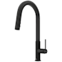Vigo Hart 1.8 GPM 18" H Single Handle Single Hole Pre-Rinse Pull Down Kitchen Faucet Matte Black
