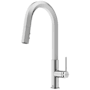 Vigo Hart 1.8 GPM 18" H Single Handle Single Hole Pre-Rinse Pull Down Kitchen Faucet Stainless Steel