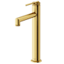 Vigo Sterling 1.2 GPM 11" H Single Handle Single Hole Vessel Bathroom Faucet Matte Brushed Gold